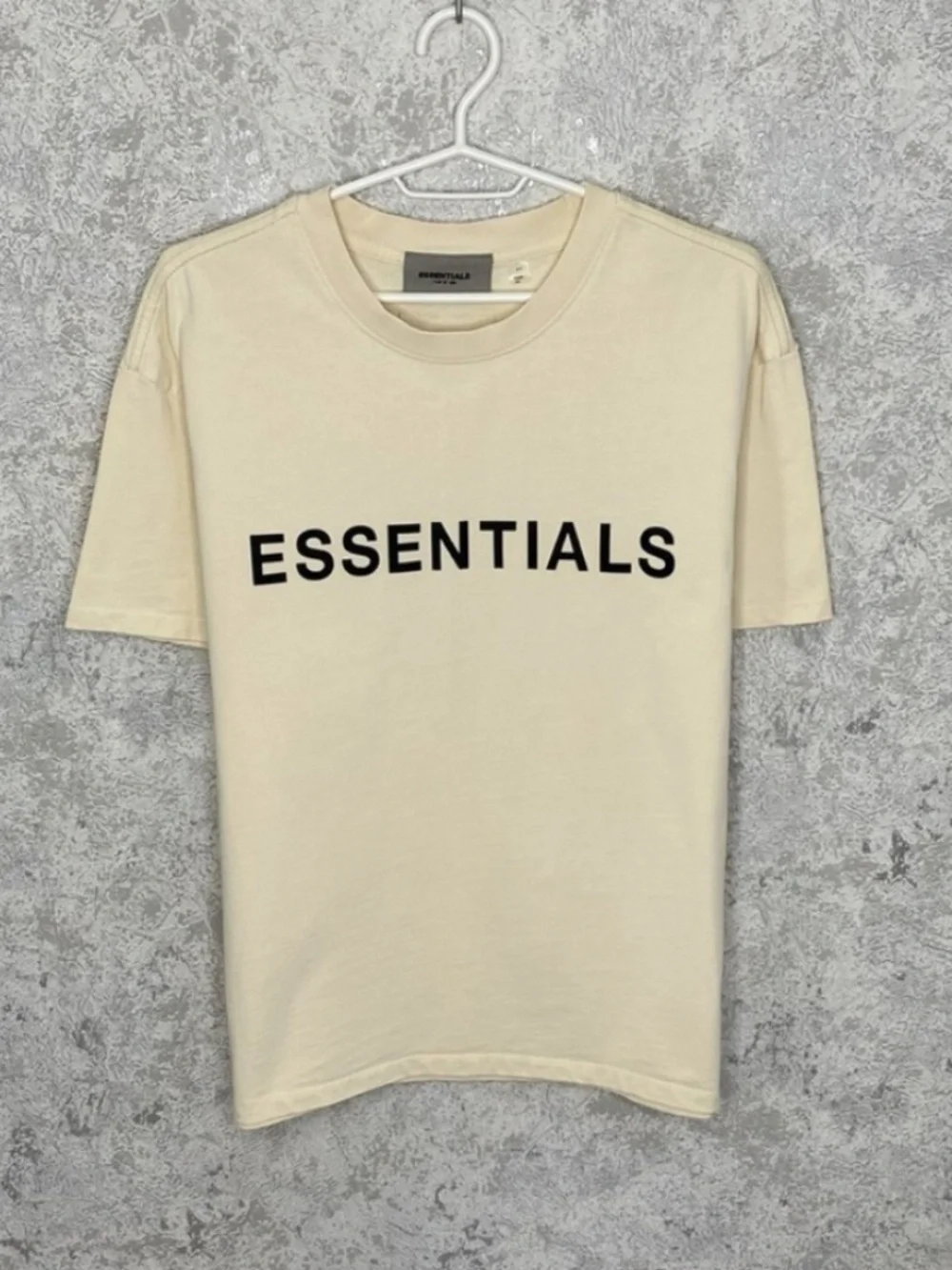 Essentials Beige Short Sleeve Tee